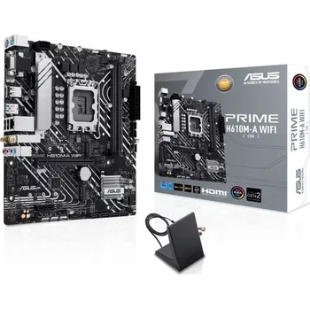 Základní deska ASUS MB Sc LGA1700 PRIME H610M-A WiFi, Intel H610, 2xDDR5, 1xDP, 1xHDMI, 1xVGA, mATX 90MB1G00-M0EAY0