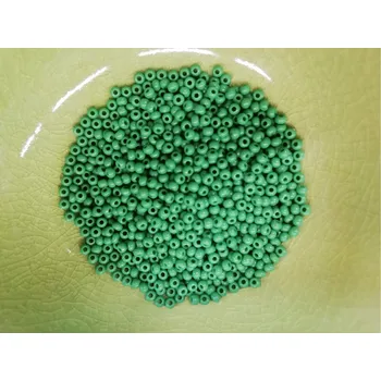Dětské navlékací korálky Korálky PRECIOSA rokajl vel.11/0 - zelená matná - 10g