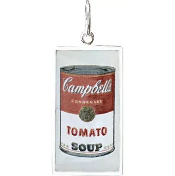 Přívěsek Aljančič Andy Warhol Plechovka Miniartion stříbro