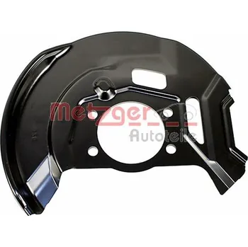 Brzdový kotouč Ochranný plech proti rozstřikování, brzdový kotouč METZGER 6115277