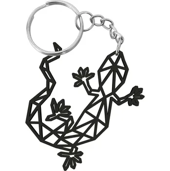 Dřevěný přívěsek - JEŠTĚRKA POLYGONÁLNÍ Barva: černá