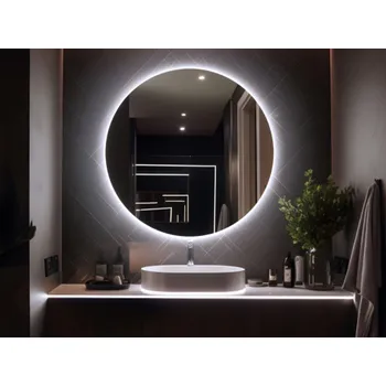 Zrcadlo Simply Zrcadlo kruh s LED osvětlením S ovládáním ø 80 cm