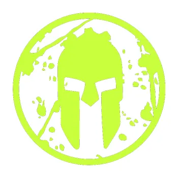 Samolepicí dekorace na vozidlo Spartan race - jedna barva (27 - limetová) SAMOLEPKA NA AUTO, NÁLEPKA, FÓLIE, POLEP, TUNING, VLASTNÍ TEXT, TISK, AUTOSAMOLEPKY.cz, POLEPY, OBRÁZEK, LOGO, 3D STICKERS