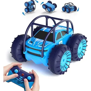 RC model auta Maxtronic RC obojživelné auto 4WD s LED, 15 km/h, modré