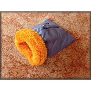 Prošívaný TULIVAK šedý + oranž