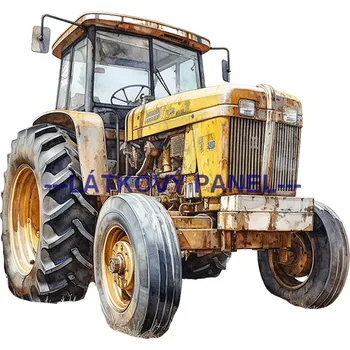 Látkový panel - Traktor- TR-10 Velikost: 45x45cm, Materiál: Úplet