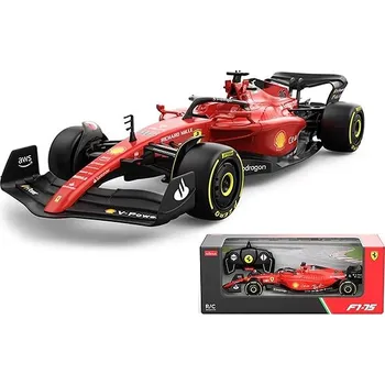 RC model auta CMJ Ferrari F1-75 1:18, licence F1 Leclerc & Sainz