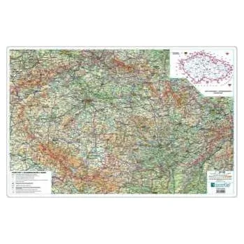 Psací podložka Podložka na stůl - mapa ČR, 67 x 44 cm