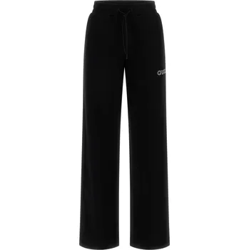 Dámské kalhoty Dámské Kalhoty GUESS NOÉMIE STRAIGHT LONG PANTS V4YB16KC3D2-JBLK – Černá XS