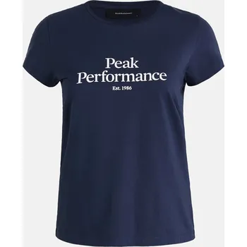 Dámské Tričko s krátkým rukávem PEAK PERFORMANCE ORIGINAL TEE G77700020_2N3 – Modrá L