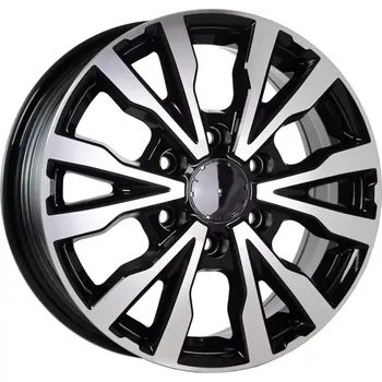 Alu kolo Alu kola Racing Line B3025, 16x6.5 6x130 ET54, černá + leštění (zátěžová) vhodné pro Mercedes Sprinter (6x130)