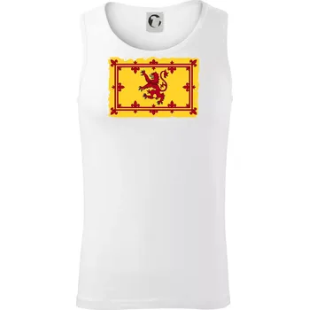 Královský prapor Skotska - Tílko pánské Core - L ( Bílá )