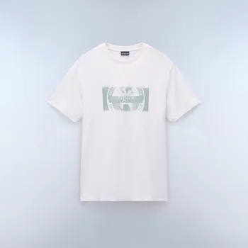 Pánské tričko Pánské Tričko s krátkým rukávem NAPAPIJRI S-VANNI PRT SS NP0A4IEA2061 – Bílá L