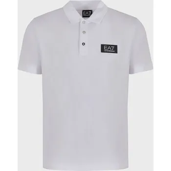 Pánská košile Pánská Polokošile EA7 TRAIN LUX M POLO MD 3DPF78PJUJZ1100 – Bílá M