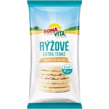 Bona Vita rýžové chlebíčky s jogurtovou polevou 70g