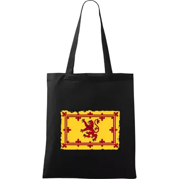 Královský prapor Skotska - Taška bavlněná - 42 x 38 cm ( Černá )