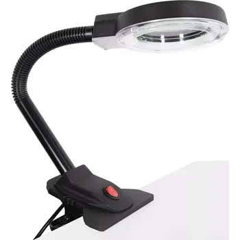Zvětšovací lampa Yihua 239 90mm 3D-10D se zakřiveným ramenem a klipem