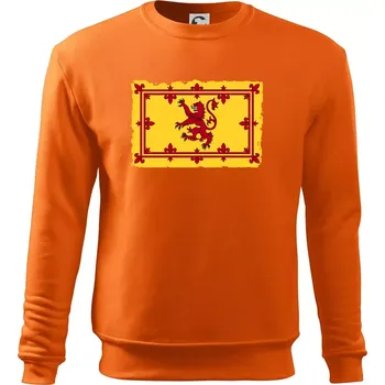 Pánská mikina Královský prapor Skotska - Mikina Essential pánská - M ( Oranžová )