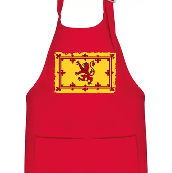 Kuchyňská zástěra Královský prapor Skotska - Dětská zástěra na vaření - Univerzální velikost ( Červená )