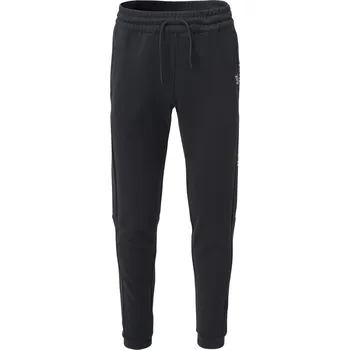 Pánské kalhoty Pánské Kalhoty EA7 TRAIN LOGO SERIES M OVERSIZE LOGO PANTS CH COFT 3DPP58PJSHZ0208 – Černá XL