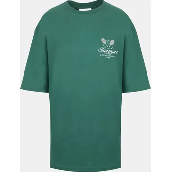 Dámské tričko Slazenger Slaz Tennis Oversized T-Shirt Green 8 (36)