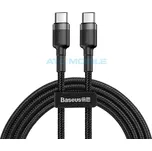 Kabel Baseus Cafule USB-C / USB-C černo-šedý (60W, 1m, PD, QC 3.0) a zpět 26 Kč s ATC Clubem