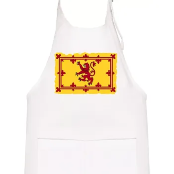 Kuchyňská zástěra Královský prapor Skotska - Dětská zástěra na vaření - Univerzální velikost ( Bílá )