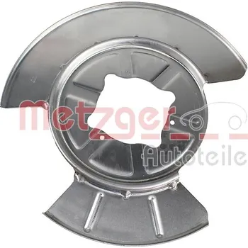 Brzdový kotouč Ochranný plech proti rozstřikování, brzdový kotouč METZGER 6115556