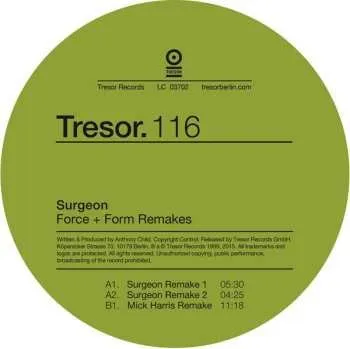 Zahraniční hudba LP Surgeon: Force + Form Remakes 2016