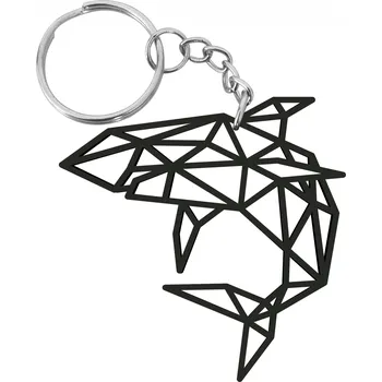 Dřevěný přívěsek ŽRALOK POLYGONÁLNÍ Barva: černá