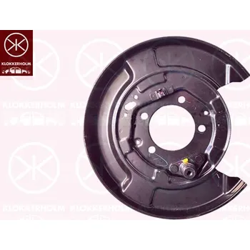 Brzdový kotouč Ochranný plech proti rozstřikování, brzdový kotouč KLOKKERHOLM 3386878