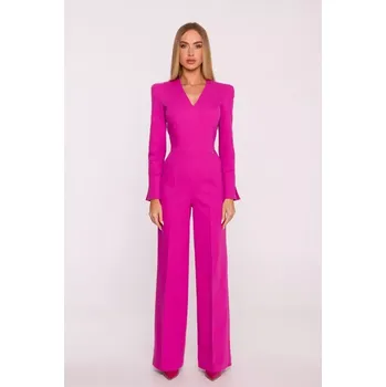 Dámský overall M883 Džínová kombinéza - růžová EU M