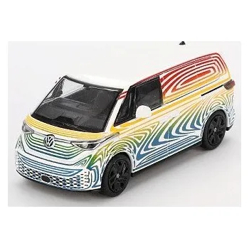 autíčko MINI GT Volkswagen ID. Buzz Prototype Rainbow 00899