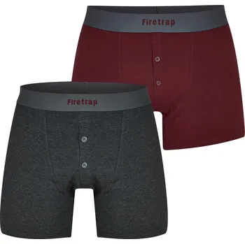 Boxerky Boxerky Firetrap Grey 1021969 Small