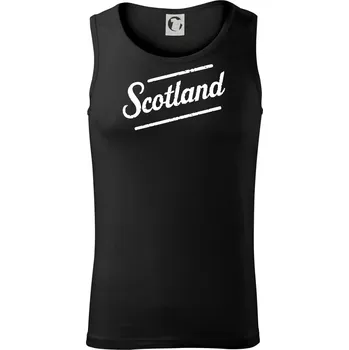 Pánské termoprádlo Scotland Vintage nápis - Tílko pánské Core - M ( Černá )