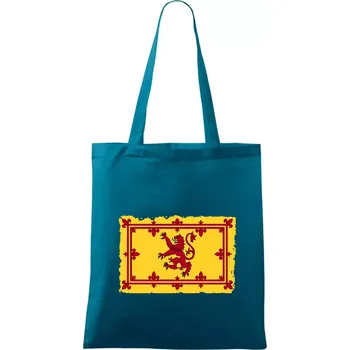 Královský prapor Skotska - Taška bavlněná - 42 x 38 cm ( Petrolejová )