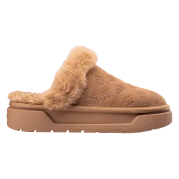 Dámské pantofle Dámské Boty GUESS UNIKA3 FLFUK3FAL06-COGNA – Hnědá 40