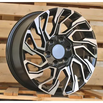 Alu kolo Alu kola Racing Line H964F, 20x8.5 6x139.7 ET25, černá + leštění (zátěžová)