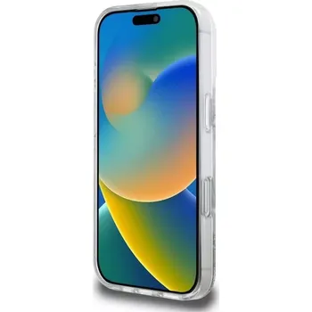 Pouzdro na mobilní telefon Pouzdro GUESS pro IPHONE 16 Pro kompatibilní s MagSafe GUHMP16LRGRGES (Resin Gradient Glitter) stříbrné