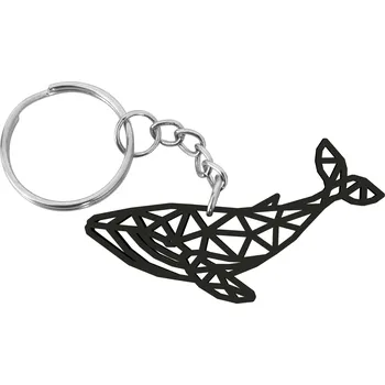 Dřevěný přívěsek VELRYBA POLYGONÁLNÍ Barva: černá