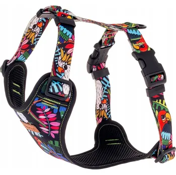 Postroj pro psa BEZTLAKOVÉ postroje guard pro středního psa Puszorek S 20 mm Ukory JUNGLE