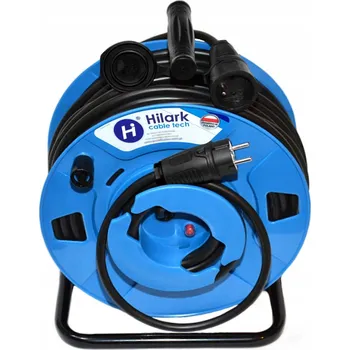 Napájecí kabel Prodlužovací zahradní kabel Hilark Prodlužovací Kabel 30 m, 1 ks zásuvek, černá