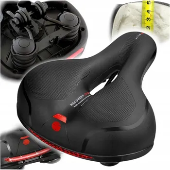 Sedlo na kolo POHODLNÉ SEDLO NA KOLO MĚKKÉ VELKÉ ŠIROKÉ MĚSTSKÉ SEDLO NA KOLO