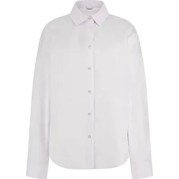 Dámská košile Dámská Košile GUESS LS NICLA EMBRO LOGO SHIRT W4RH51WD2M1-G011 – Bílá L