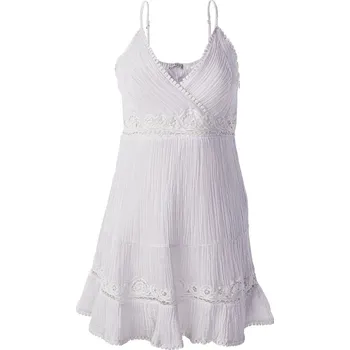 Dámské šaty Dámské Šaty GUESS SL QUINCY DRESS W3GK58WE340-G011 – Bílá S