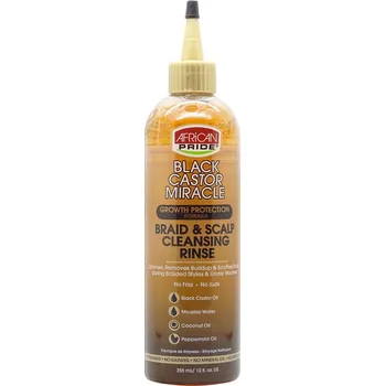 Stylingový přípravek Čistící oplach na copánky - AFRICAN PRIDE Black Castor Miracle 355 ml