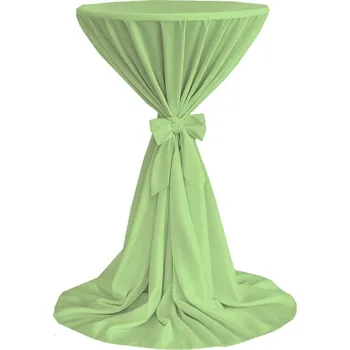 Rautový ubrus na barový stůl Helena - výběr barvy ◯ 60 pistáciová