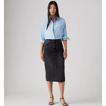 Dámská sukně Levi´s® dámská džínová dlouhá sukně 001VH-0004 Černá 28