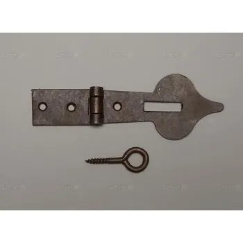 Nábytkové kování 48038.14002.27 železná petlice s očkem