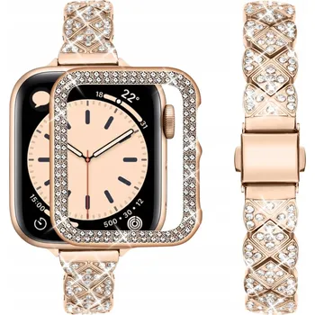 Řemínek na hodinky Náramek Wutwuk pro Apple 12mm zlatý